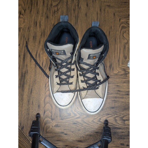 Converse Chuck Taylor All Star Street Boot Mason Toupe/White/Black 166072C  10.5 - Picture 4 of 9